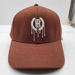 The Hideout Clothing Company Dripping Essentials Dad Cap Brown Strapback